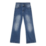AIDASE  -  Washed To Make Old Loose Micro-flared Jeans, Men's Four Seasons New Fashion Straight Wide-leg Pants, Casual Floor-length Jeans aidase-shop