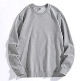 AIDASE  -  New Spring Autumn 100% Cotton Sweatshirt Men Pullover O Neck Tees Streetwear Couple Hoodies Sweatshirts Tops Mens Clothing aidase-shop