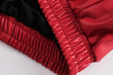 AIDASE  -  Autumn American Vintage PU Leather Coats Men's Loose Short Motorcycle Faux Leather Jacket Couple Metal Zipper Cargo Outwear aidase-shop