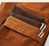 AIDASE  -  Fashion Spring Summer New Men's Solid Color Comfortable Casual Simple All Match Business Casual Old Money Style Long Pants aidase-shop