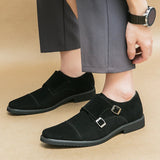 AIDASE  -  Men's Suede Shoes Europe America Anti-skid Flat Shoes Fashionable Loafers Soft Soled Business Dress Casual Leather Shoes 38-46 aidase-shop