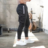 AIDASE  -  Spring And Autumn New American Sports Men's Solid Color Overalls Outdoor Leisure Fitness Running Training Pants Clothing aidase-shop