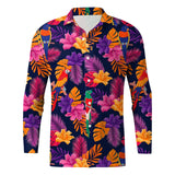 AIDASE  -  Comfort Roll-Up Sleeves Men'S Slim Fit Shirt Men Long Sleeve Winter Casual Printed Shirts Fashion Top Blouse Shirts For Man 셔츠 aidase-shop