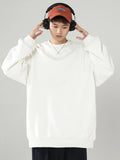 AIDASE  -  Light ey Heavyweight round Ne Hoodie for Men Trendy Brand Cool Base Layer irt Cleanfit Overhead Jaet Autumn Wear aidase-shop