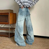 AIDASE  -  2025 New Straight-Leg Men Jeans Trendy Loose Scimitar Wide-Leg Men's Denim Pants Autumn Fashion Casual Clothing 21E7495 aidase-shop