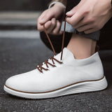 AIDASE  -  Large Size 39-49 Summer Men Casual Sports Shoes Men Lace-up Lightweight Comfortable Stylish Casual Shoes Outdoor Step Shoes