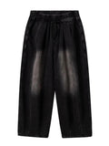 AIDASE  -  Retro Japanese Sle Wide Leg Jeans Men Loose Waed Long Pants Students Versatile Casual Straight Leg Jeans Denim orts aidase-shop