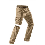 AIDASE  -  Men's Convertible Cargo Pants Casual Detachable Zipper Off Trousers aidase-shop