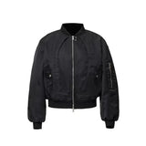 AIDASE  -  Retro American Motorcycle Style Short Baseball Jacket for Men Pilot Fashion Outerwear Trendy Brand Loose Fit Chinese Origin aidase-shop