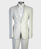 AIDASE  -  Fashion Wedding Men Suit Business Tailor-Made Party Tuxedo 3 Pcs Coat Vest Pants Solid Color Party Singer Groom Size Customized aidase-shop