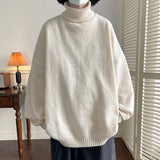 AIDASE  -  Knitted Men Sweater Turtleneck Loose Casual Bottoming Autumn Pullovers Christmas Sweaters aidase-shop