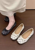 AIDASE  -  Women's Mary Jane Flats Polka Dot Bow Square Toe Soft Bottom Commuting Casual Shoes Spring Summer Comfortable Loafers aidase-shop