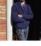 Aidase Fall lapel Sweater Cardigan Men  Knitting Pocket Sweaters Winter Warm Coat Men Single Breasted Top Cardigan Sexy Pleated Sweater aidase-shop