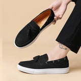 AIDASE  -  Men Business Vulcanized Shoes American-style Casual Comfortable Breathable Fashionable Sneakers Driving Travel Shoes Men aidase-shop