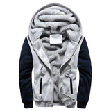 Aidase Men Hoodies Winter Thick Warm Fleece Zipper Men Hoodies Coat Sportwear Male Streetwear Hoodies Sweatshirts Men aidase-shop