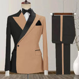 Aidase One Button Men's Suits New Design Costume Homme Peak Lapel 2 Piece Jacket Pants Full Sets Luxury Costume Homme Custom Blazer