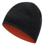 Aidase Men's Trendy Warm Ski Beanie Hat Women's New Outdoor Fashion Double-sided Wearable Thick Autumn and Winter Knitted Pullover Hat aidase-shop