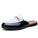 Aidase Men Half Slipper Shoes For Men Rhinestone Luxury Loafers Fashion Zapatillas Hombre Casual Shoes Sapato Social Masculino Mules aidase-shop