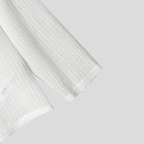 AIDASE  -  Men Shirt Hollow Out See Through Solid Color Lapel Long Sleeve Men Clothing Streetwear Loose 2025 Fashion Casual Tops aidase-shop