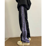 AIDASE  -  Trendy Youth Straight Leg Fce Lined Wide Leg Casual Pants Autumn Winter Hip Hop American Sle Long Trousers for Men aidase-shop