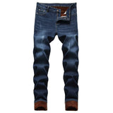 AIDASE  -  Autumn and Winter Fleece Style, Youth Casual Stretch Jeans, Winter Trendy Warm Pants, Combining Fashion and Warmth