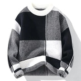 Aidase Round Collar Crewneck Long Sleeve Thick Knitwear Original Autumnr and Winter Pullover Man Casual Y2k Knitted Sweaters for Men aidase-shop