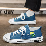 AIDASE  -  Men's Comfortable Breathable Canvas Sneakers Spring Summer New Style Casual Classic Sporty Flat Shoes Lightweight Anti-slip aidase-shop