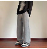 AIDASE  -  American Retro Casual Pants Men Summer Thin Breathable Cool Trendy Loose Straight Leg Floor-Length Long Pants Men aidase-shop