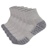 AIDASE  -  6 pairs Outdoor sports socks Thickened towel bottomed hiking socks Sweat-absorbing short tube sports running socks Men Socks aidase-shop