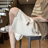AIDASE  -  Fake Two-piece Ice Silk Men Summer Thin New Loose Casual Sports Trousers aidase-shop