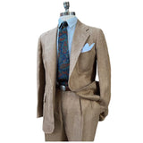 Aidase Houndstooth Wedding Suits For Men Notch Lapel Groom Wear Slim Fit Tuxedos Business Party  2 Pcs Coat Pants  Custom Made aidase-shop