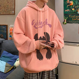 AIDASE  -  Trendy Printed Hoodie Casual Sweatshirt Street Unisex Long Sleeve Round Neck Multi-coloured Top aidase-shop