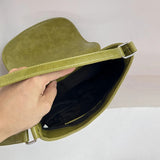 AIDASE  -  Vintage Bags For Women Luxury Designer Handbags And Purses New In PU Waxed Leather Belt Decoration Small Underarm Shoulder aidase-shop