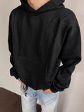 AIDASE  -  American Sle Embroidered Hoodie Sweatirt for Men Casual Loose Streetwear Autumn Hard And Stiff Hooded Jaet Couples aidase-shop