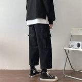 AIDASE  -  Men Fashionable Loose and Versatile Trend Korean Version Straight Wide-leg Pants Spring and Autumn Style aidase-shop