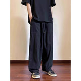 AIDASE  -  Loose Straight Leg Workwear Trousers for ort Men 300 Pou Bla Casual Long Pants Autumn Winter plus Size American Sle aidase-shop