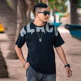 Aidase Men's T-shirt Loose Tops Baggy Oversized Print Male Tees Shirts O Neck Alphabet Cheap Clothes And High Quality Ordinary 5xl Y2k