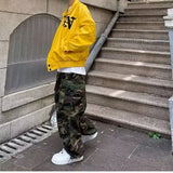 AIDASE  -  American High Street Retro Hiphop Camouflage Work Pants Slimming Casual Pants for Men And Women Loose Fit Comfortable Trousers aidase-shop