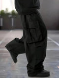 AIDASE  -  Fashion Work Pants Men Casual Wide-Leg Sweatpants Loose Lightweight Cargo Trousers American Style Hiphop Streetwear Pants Male aidase-shop
