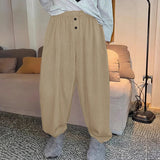 AIDASE  -  Men Striped Pants Joggers Elastic Waist Loose Korean Style Trousers Men Streetwear 2025 Pleated Casual Long Pants S-5XL aidase-shop