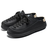 AIDASE  -  Wide Toe Summer Men Half Slippers Breathable Lightweight Mens Casual Shoes Comfortable Walking Sneakers Non-slip Male Flats Lazy aidase-shop