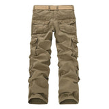 AIDASE  -  Cargo Pants Men Cotton Trousers Casual Pants Men Cargo Joggers Multi Pocket Trousers Straight Full Length Pants Man Plus Size aidase-shop