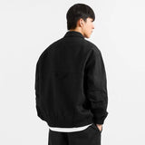 Aidase  Trendy Brand Pilot Jacket Men's Thick Military Green Cotton Jacket Workwear Jacket Loose Baseball Uniform