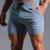 AIDASE  -  Men Casual Shorts Quick Drying Sports Gym Workout Sweatpants Pocket Pocket Breathable Shorts Pants Outfits Streatwear Pantalones aidase-shop