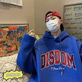 Autumn Letter Men Hoodies Loose Fashion Brand Streetwear Hooded Sweatshirt New Harajuku Couple Oversized Clothing Male Pullovers aidase-shop
