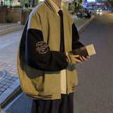 Aidase Baseball Jersey Men's New Oversized Loose Men's Casual Jacket Trendy Cotton Jacket aidase-shop