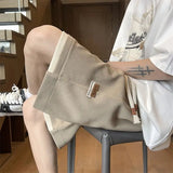 AIDASE  -  Fake Two-piece Ice Silk Men Summer Thin New Loose Casual Sports Trousers aidase-shop