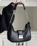 AIDASE  -  Y2K Bags For Women Luxury Designer Handbags And Purses 2023 New In PU Sequined Lock Rivet Decoration Small Underarm Shoulder Bag aidase-shop