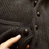 AIDASE  -  Autumn Winter New Trendy Sweaters Classic Retro Maillard Pullover Heavyweight Thickened Green Fruit Collar Versatile Cardigan aidase-shop