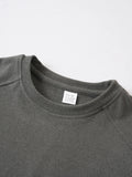 AIDASE  -  Flannel Fleece Solid Color Slim Fit T Shirts Men Casual O Neck Short Sleeve Tee Shirt Spring Summer Fashion Mens Pullovers aidase-shop